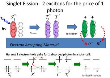 Singlet Fission Diagram